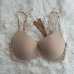 Skims Fits Everybody T-Shirt Bra Sand Size 34C